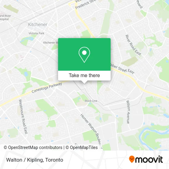 Walton / Kipling map