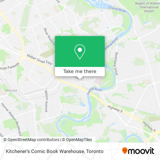 Kitchener's Comic Book Warehouse plan