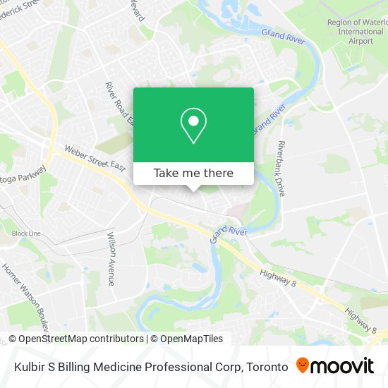 Kulbir S Billing Medicine Professional Corp map