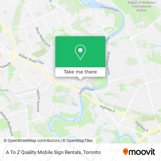A To Z Quality Mobile Sign Rentals map