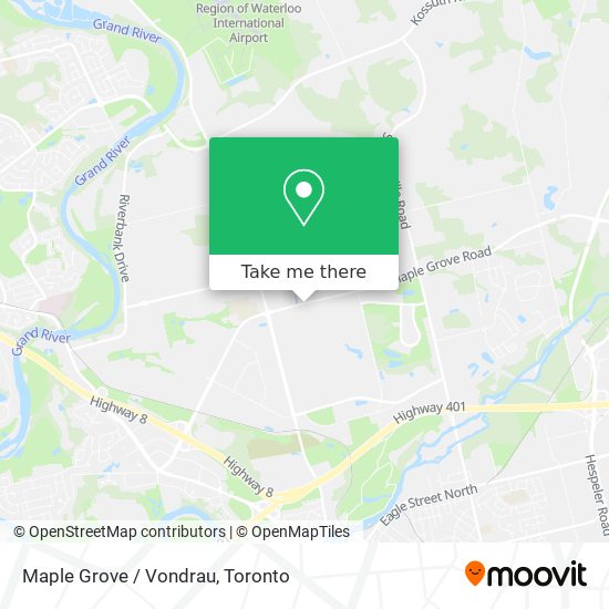 Maple Grove / Vondrau map