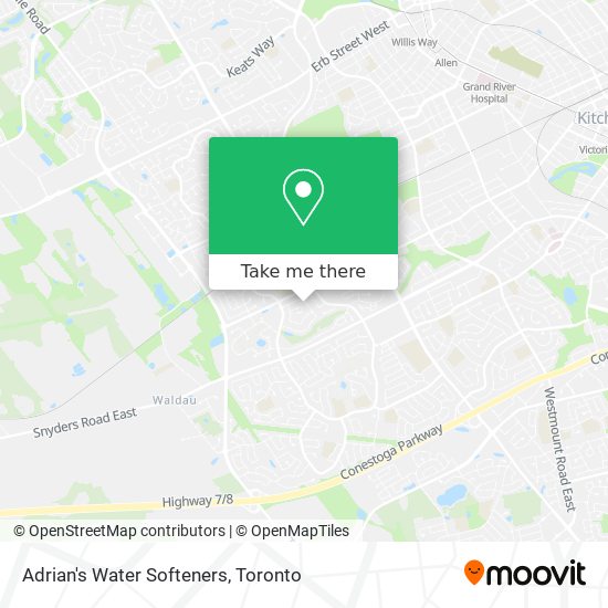 Adrian's Water Softeners map