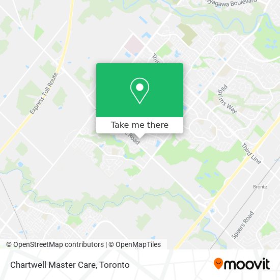 Chartwell Master Care map