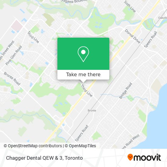 Chagger Dental QEW & 3 map