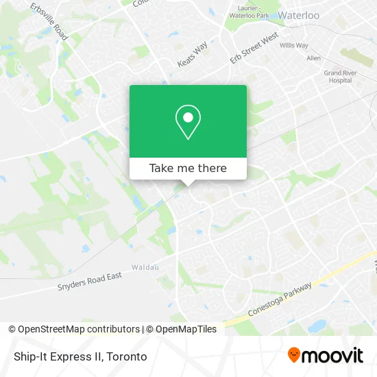 Ship-It Express II map