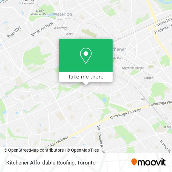 Kitchener Affordable Roofing plan