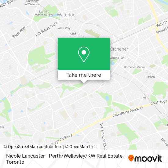 Nicole Lancaster - Perth / Wellesley / KW Real Estate map