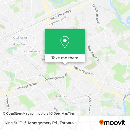 King St. E. @ Montgomery Rd. plan