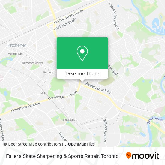 Faller's Skate Sharpening & Sports Repair map