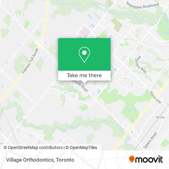 Village Orthodontics map