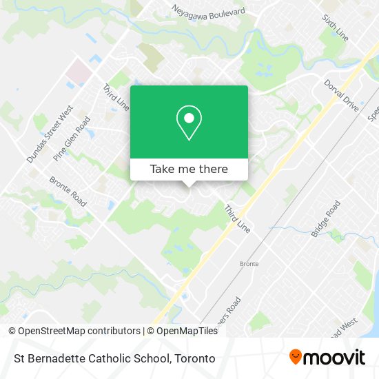 St Bernadette Catholic School map