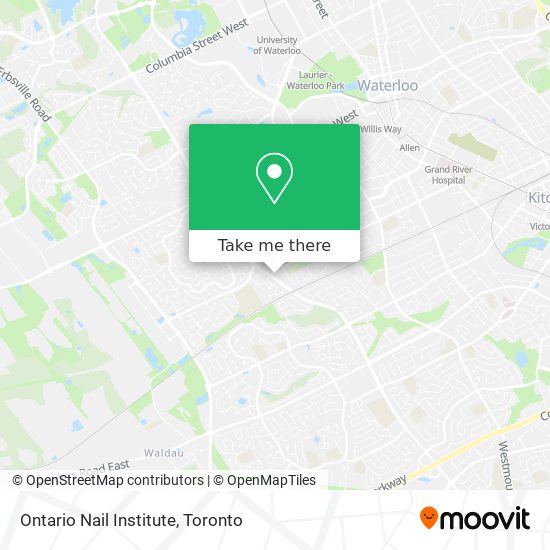 Ontario Nail Institute map