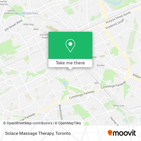 Solace Massage Therapy map