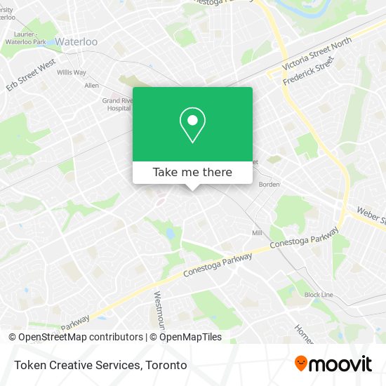 Token Creative Services map