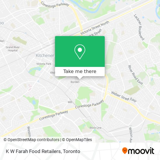 K W Farah Food Retailers map