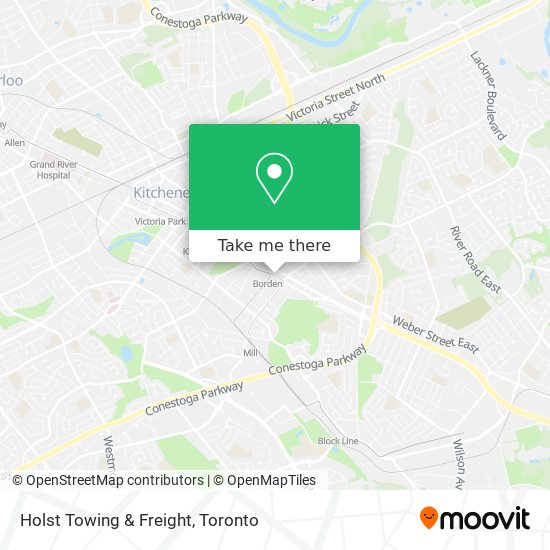 Holst Towing & Freight map