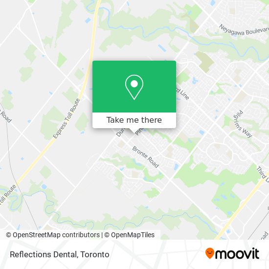 Reflections Dental map