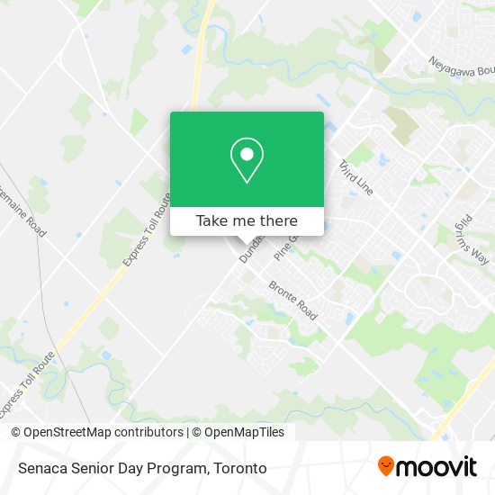 Senaca Senior Day Program map