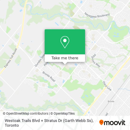 Westoak Trails Blvd + Stratus Dr (Garth Webb Ss) map