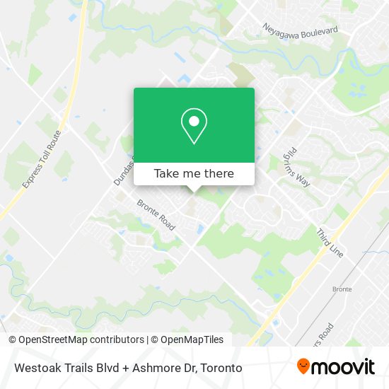 Westoak Trails Blvd + Ashmore Dr map