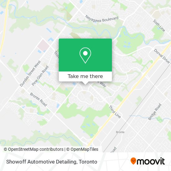 Showoff Automotive Detailing map