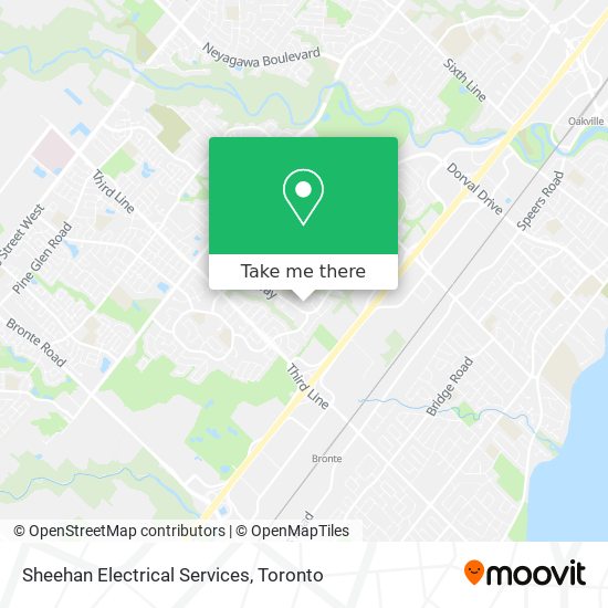 Sheehan Electrical Services map