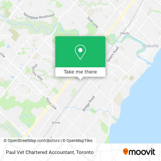 Paul Vet Chartered Accountant map