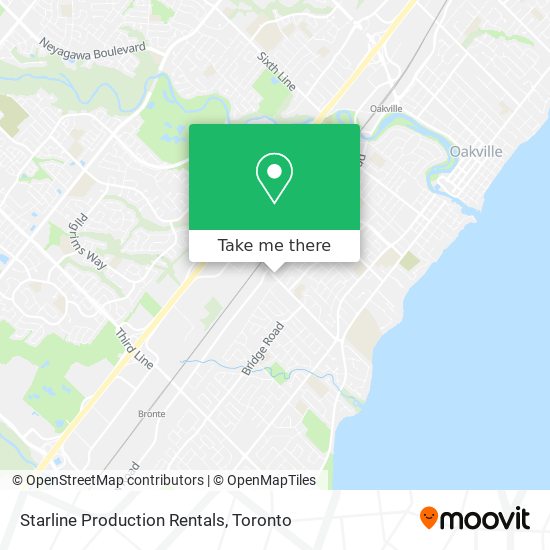 Starline Production Rentals map