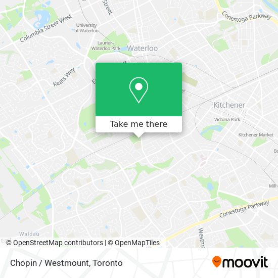 Chopin / Westmount map