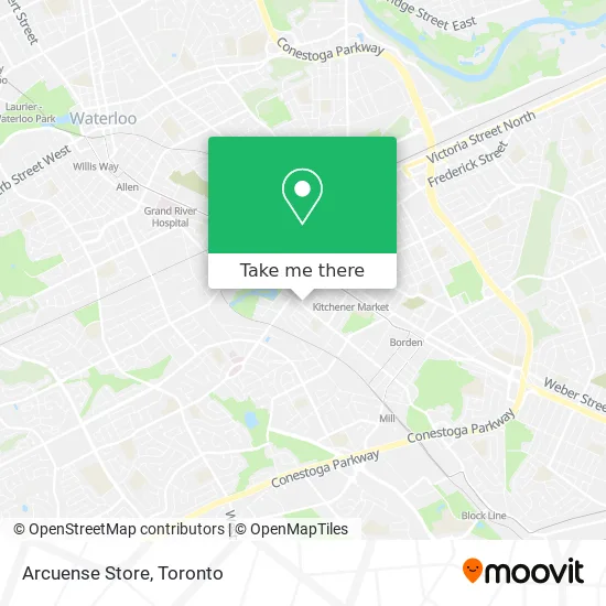 Arcuense Store map