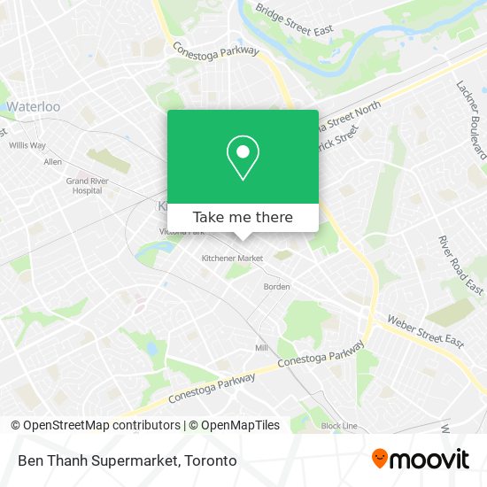 Ben Thanh Supermarket map