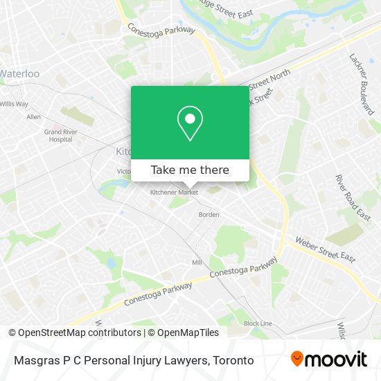 Masgras P C Personal Injury Lawyers map