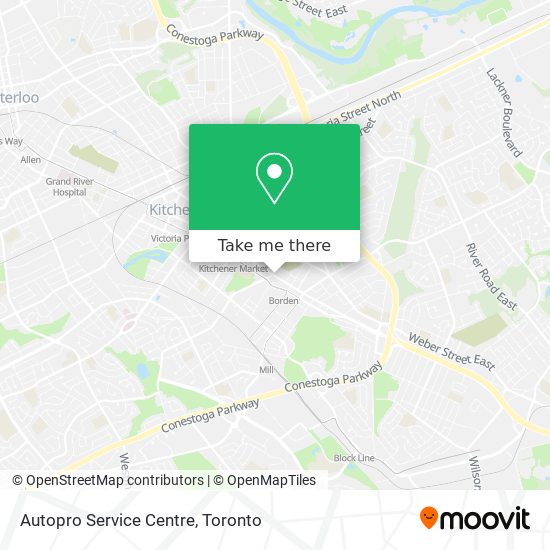 Autopro Service Centre map