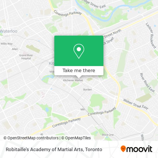Robitaille's Academy of Martial Arts map