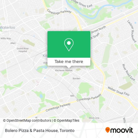 Bolero Pizza & Pasta House map