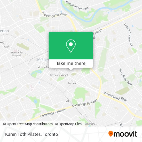 Karen Toth Pilates map