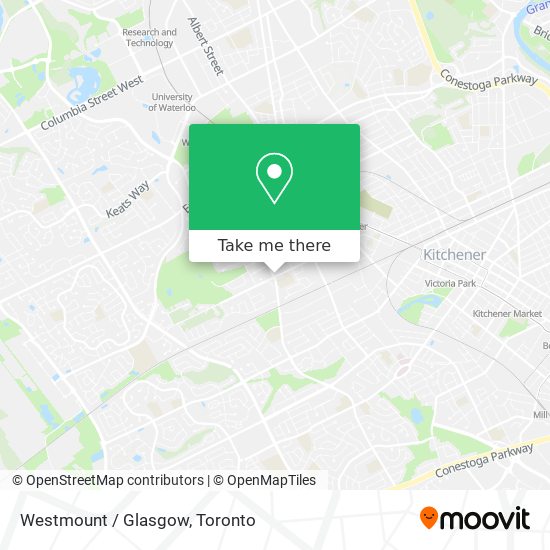 Westmount / Glasgow map