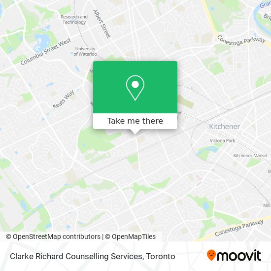 Clarke Richard Counselling Services map