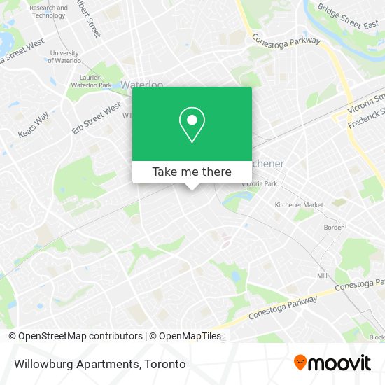 Willowburg Apartments map