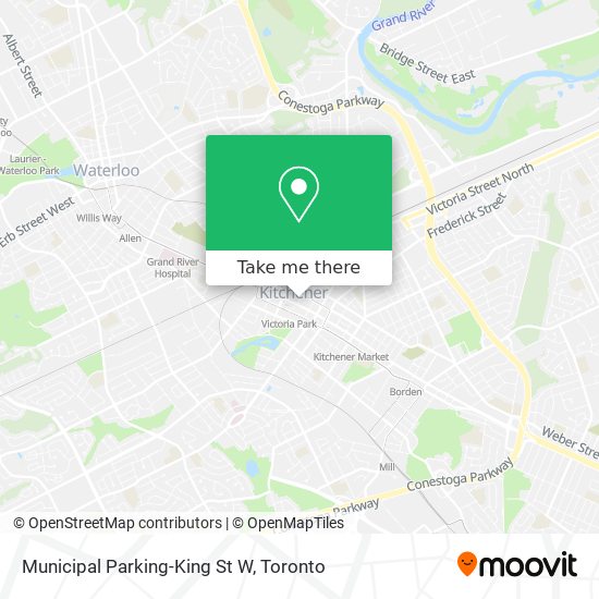 Municipal Parking-King St W plan