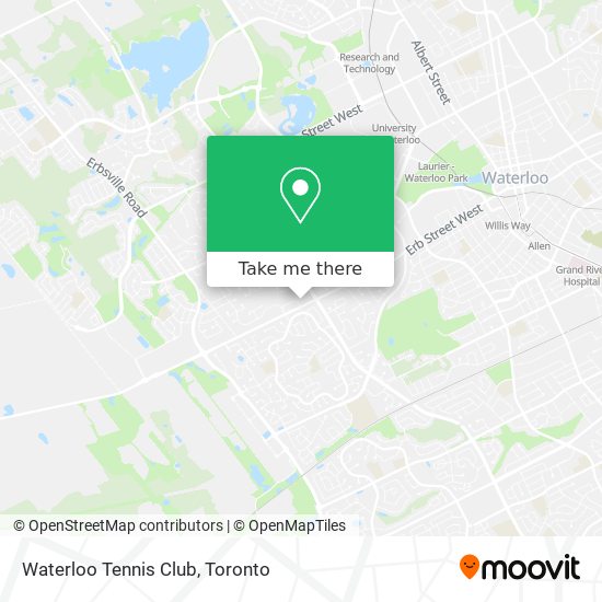 Waterloo Tennis Club plan