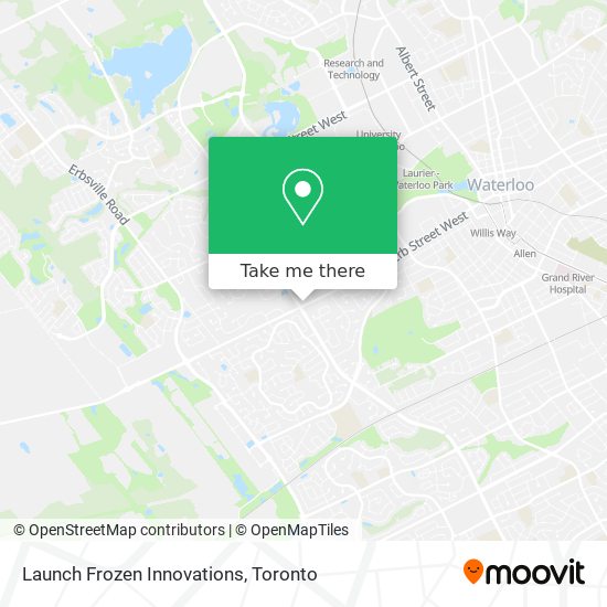 Launch Frozen Innovations map