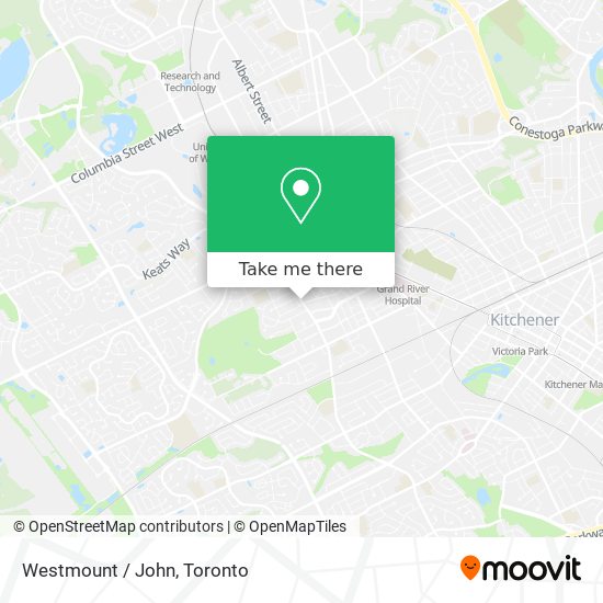 Westmount / John map