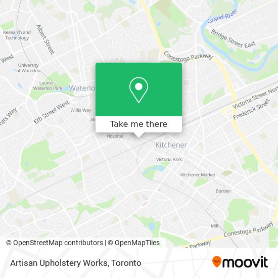 Artisan Upholstery Works map