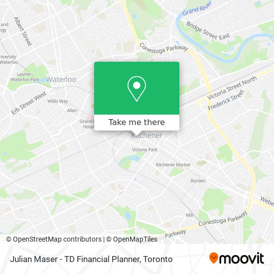 Julian Maser - TD Financial Planner map