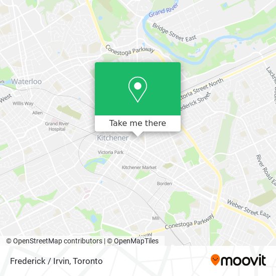 Frederick / Irvin map