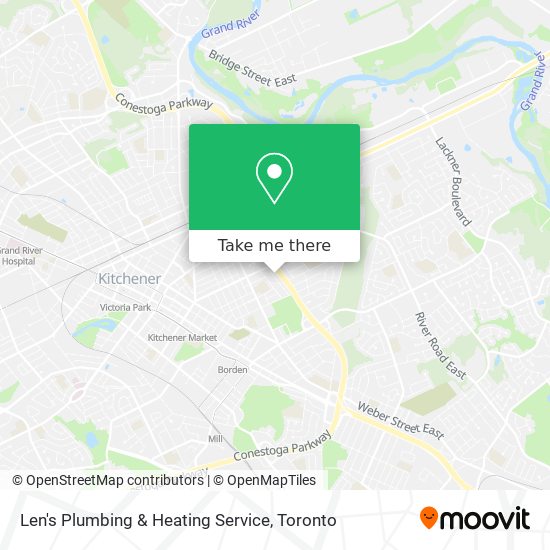 Len's Plumbing & Heating Service map