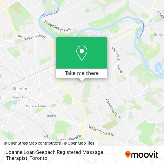 Joanne Loan-Seebach Registered Massage Therapist map