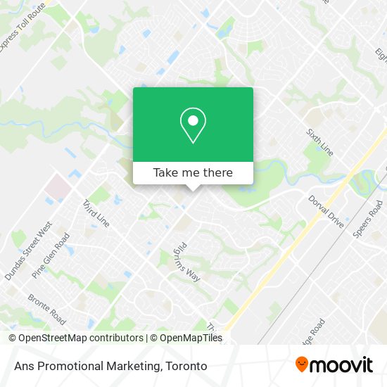 Ans Promotional Marketing map