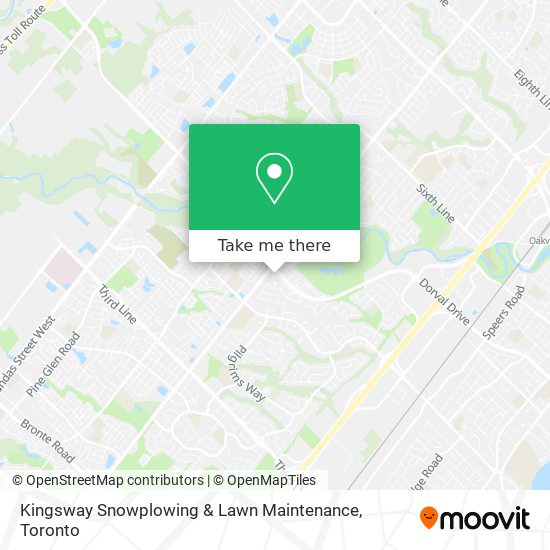 Kingsway Snowplowing & Lawn Maintenance map